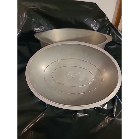 Vintage Club Aluminum Hammercraft Cookware 6 Qt Oval Roaster Dutch Oven - Picture 4 of 12